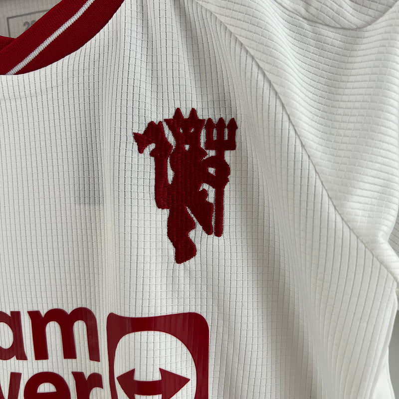 23-24 Manchester United third away kid kit