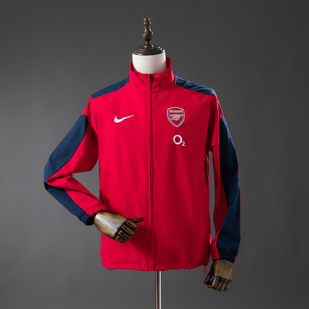 Arsenal 04/05 Windbreaker - Red S-XXL