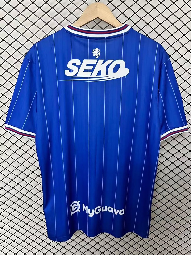 Rangers 2026/27 Home Soccer Jersey size S-4XL