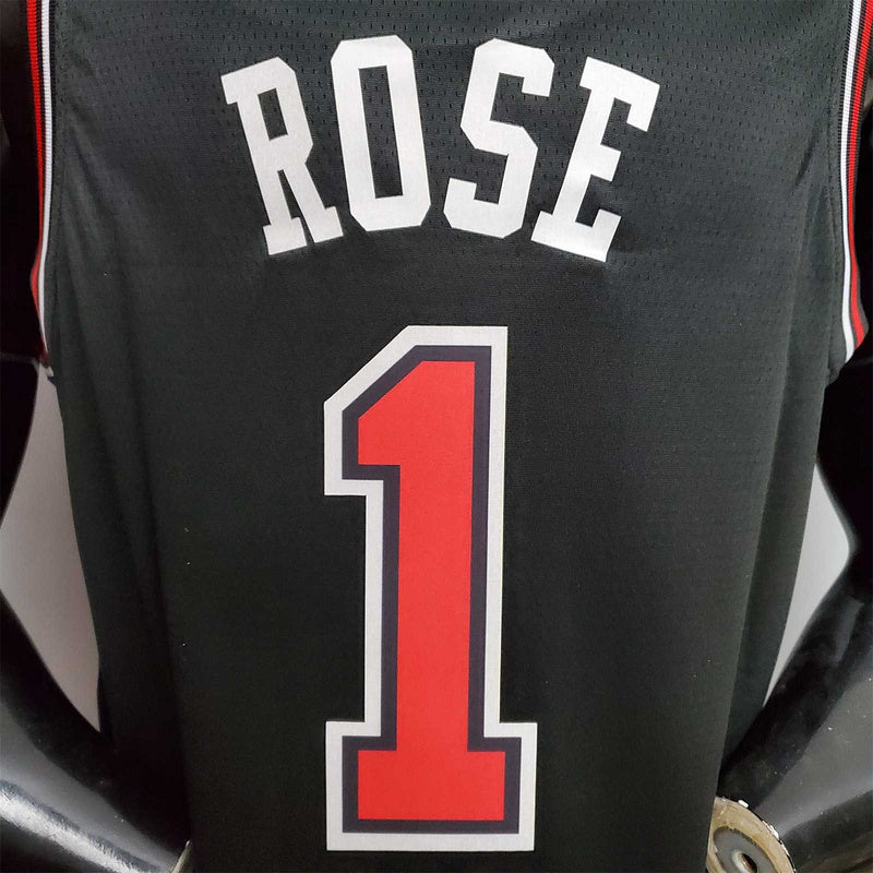 ROSE #1 Chicago Bulls black
