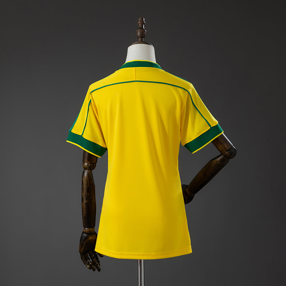 Brazil 1998 Home Women's Retro Jersey S-XXL