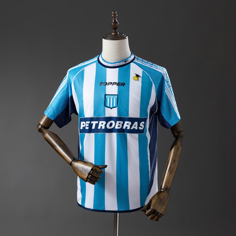 Retro 2002/02 Racing Club de Avellaneda Away soccer jersey size S-2XL