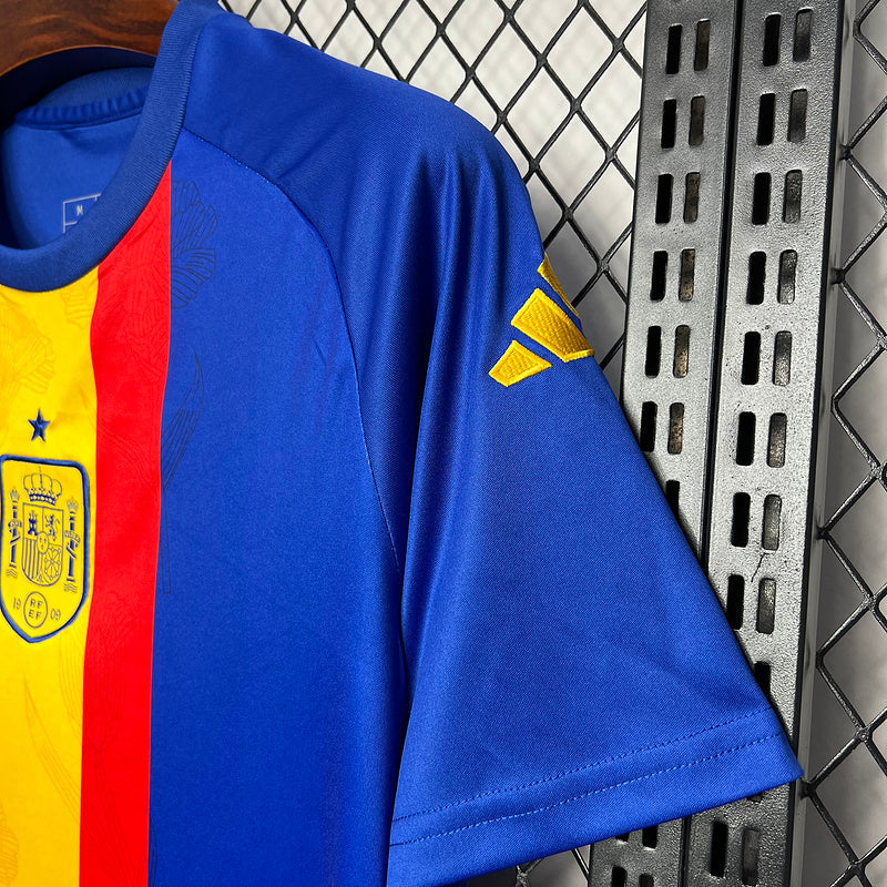 24-25 Spain Euro Pre-match training uniform Jersey