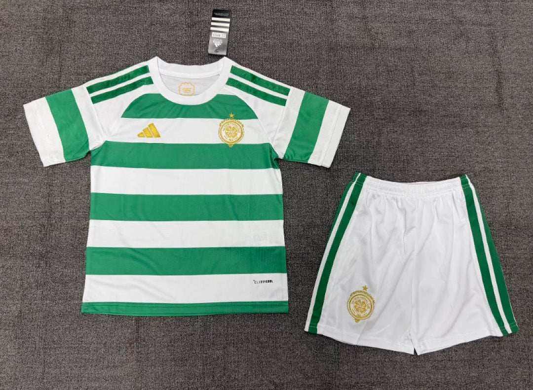 Kids Kit Celtic 2026/27 Home Soccer Jersey Size 16-28