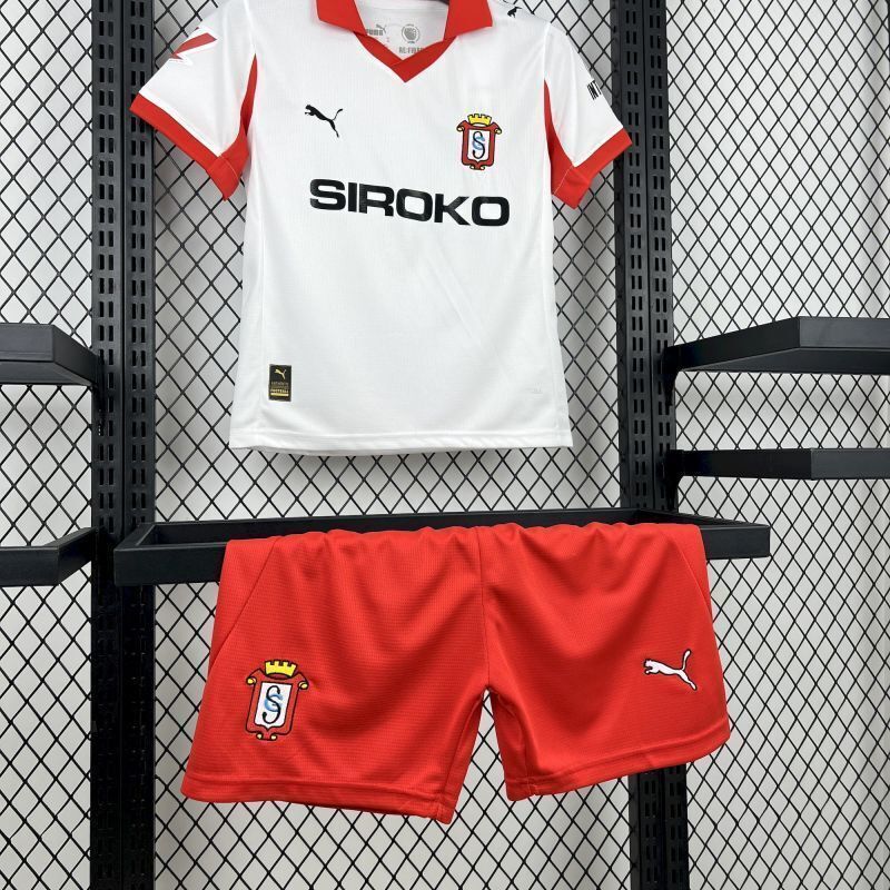 Sporting de Gijon 2025/26 Third Away Kids Kit