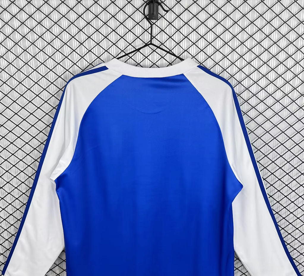 Retro 1978-89 Strasbourg home long sleeves soccer jersey size S-2XL