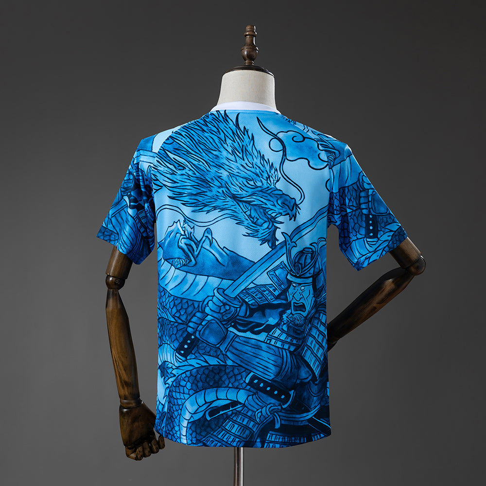 Japan Y-3 Samurai Blue Jersey S-4XL