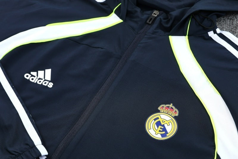 Real Madrid 2025/26 Dark Blue Windbreaker suit S-2XL
