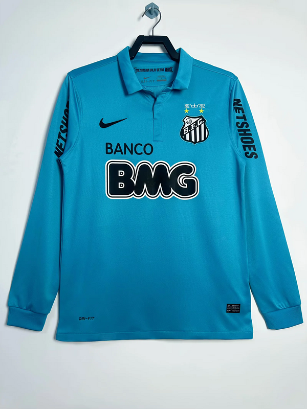 12-13 Santos Third Away Retro Long sleeve jersey
