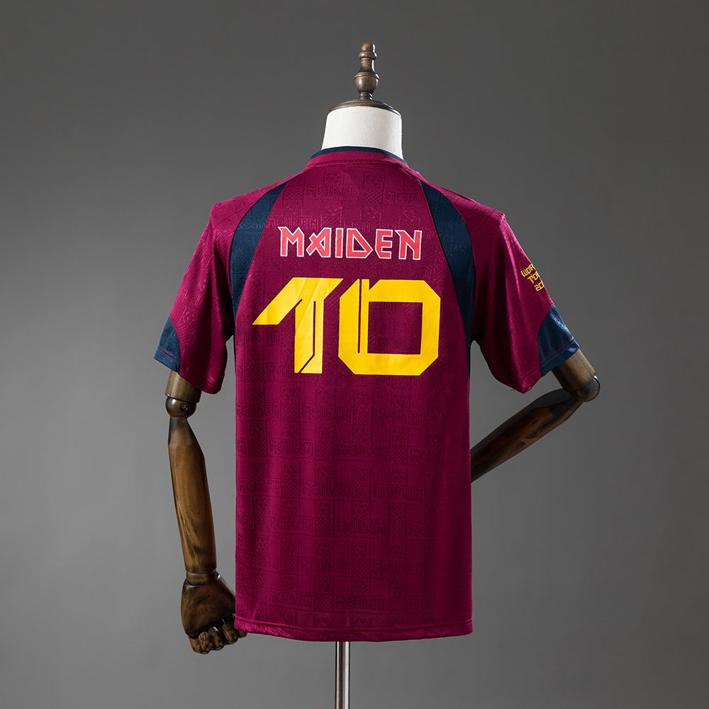 Iron Maiden x West Ham United 2010 Away Retro Jersey S-XXL