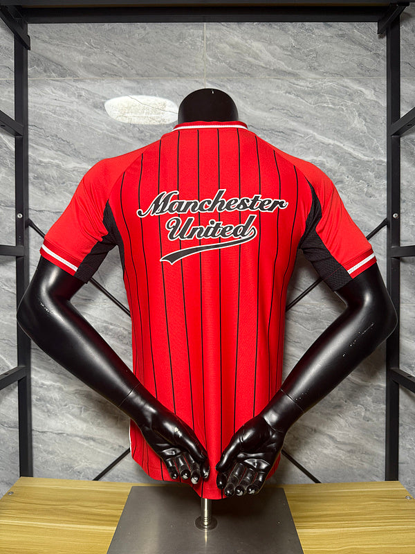 25-26 MNU red baseball player version jersey