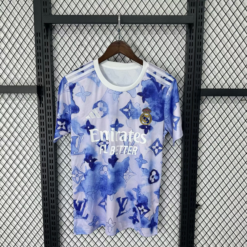25-26 Real Madrid white and blue special jersey