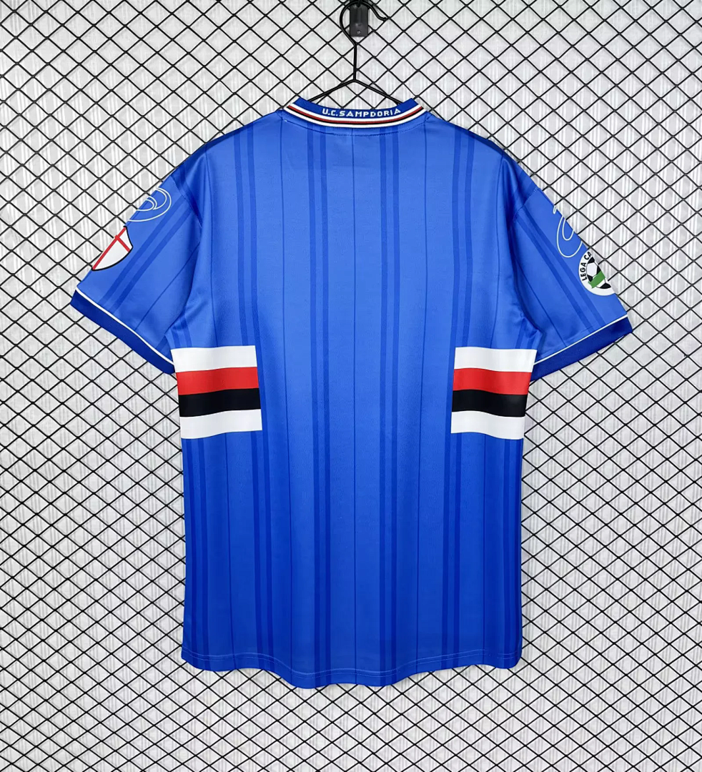 Retro Sampdoria 2000/01 home soccer jersey size S-2XL