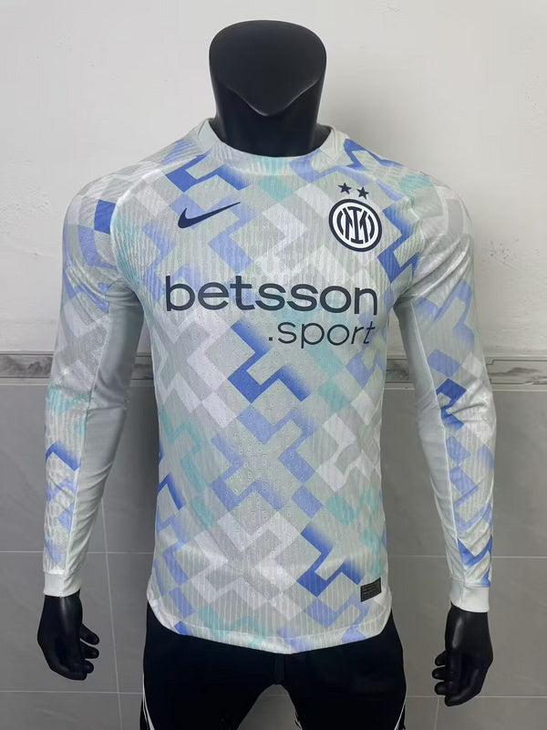 25-26 International Milan away long sleeve player verson jersey