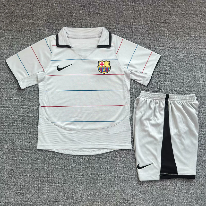 03-04 Barcelona away retro kid kit