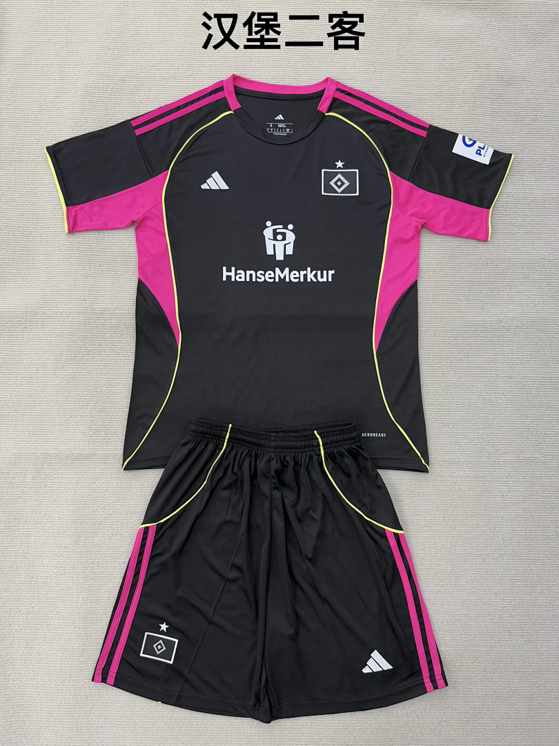 Hamburger SV 2025/26 Third Away Kids Kit