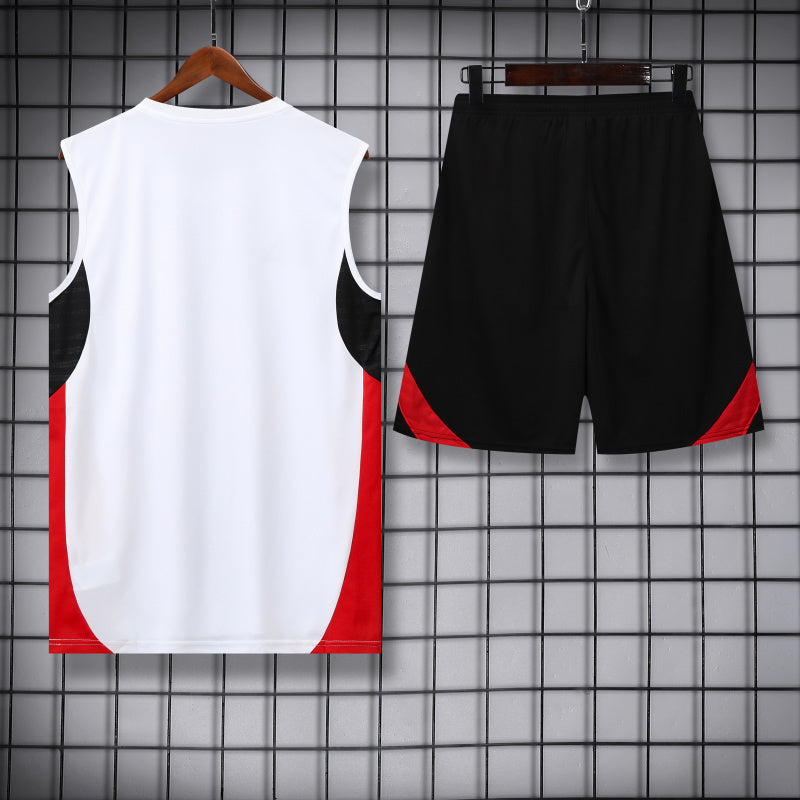 25-26 MNU white vest suit