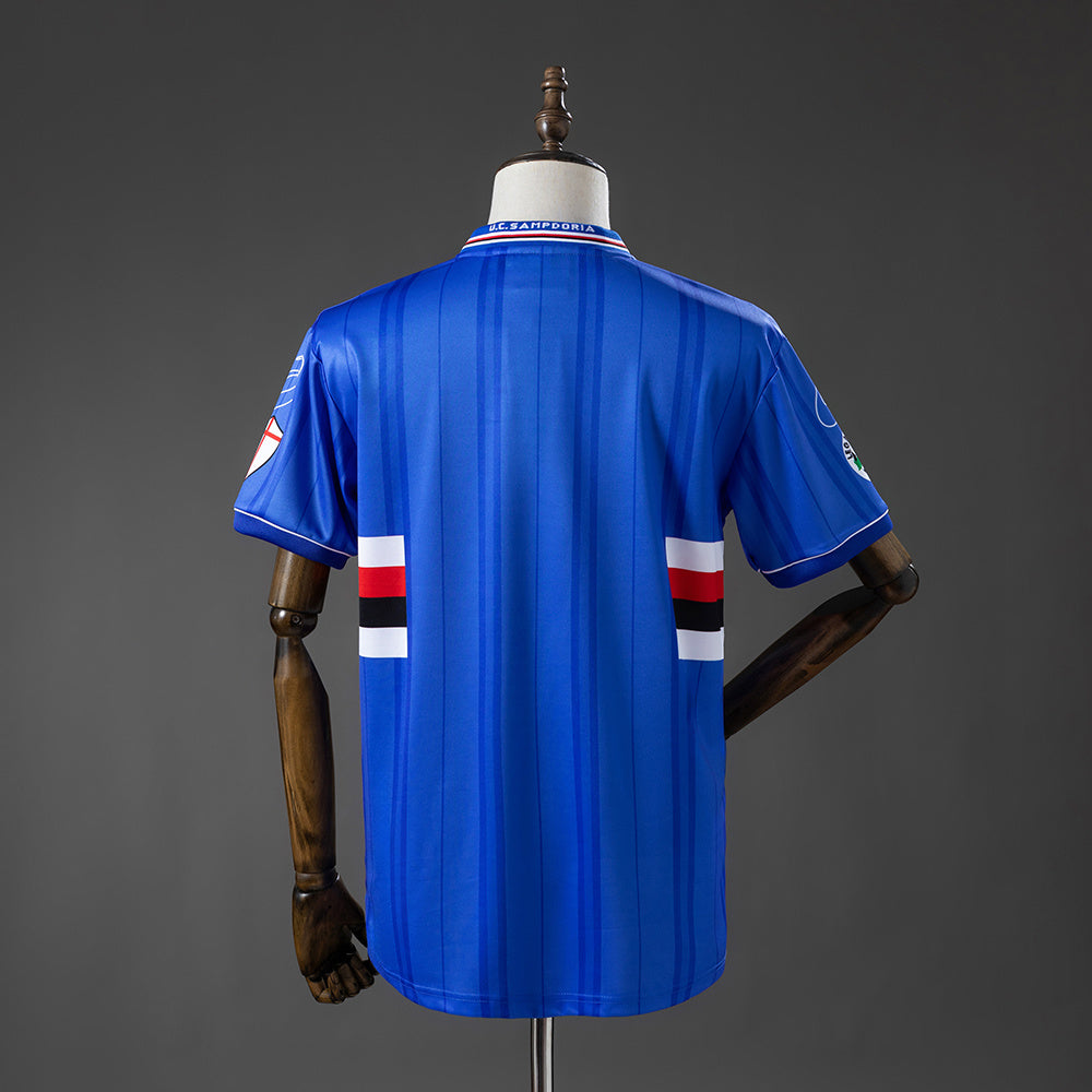 Sampdoria 00/01 Home Retro Jersey S-XXL