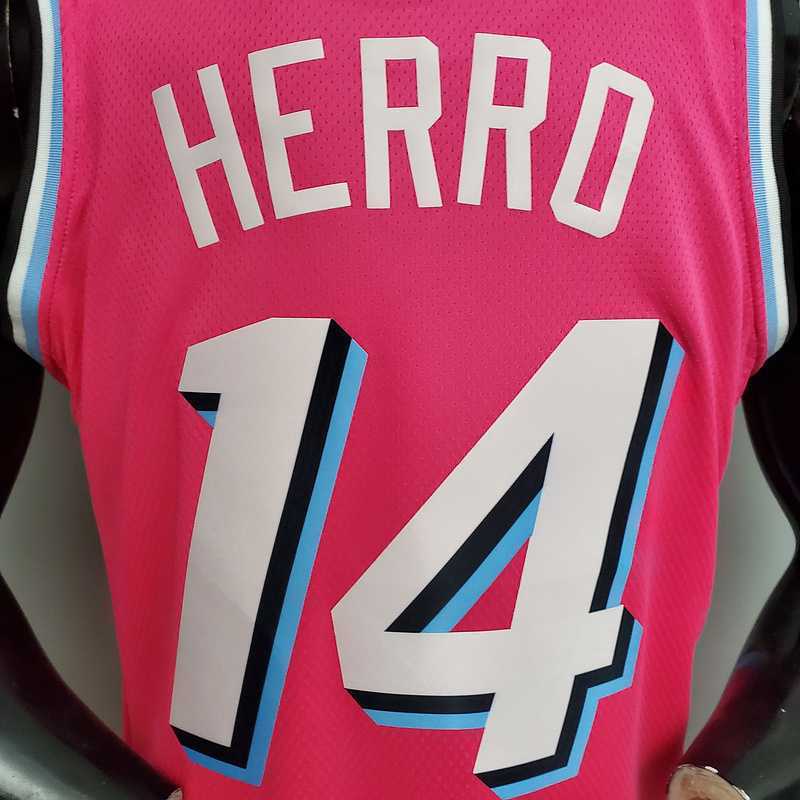HERRO#14 Miami Heat V-neck pink