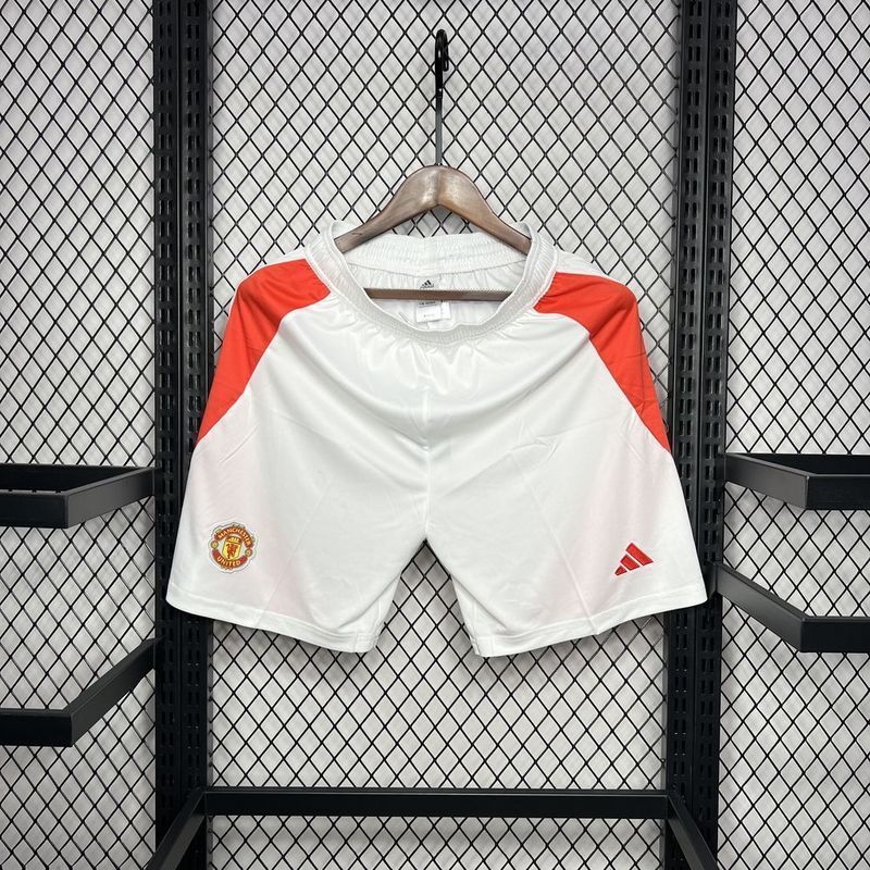 Pantalon Corto de Futbol #24-25 Manchester United home shorts — Zhang199