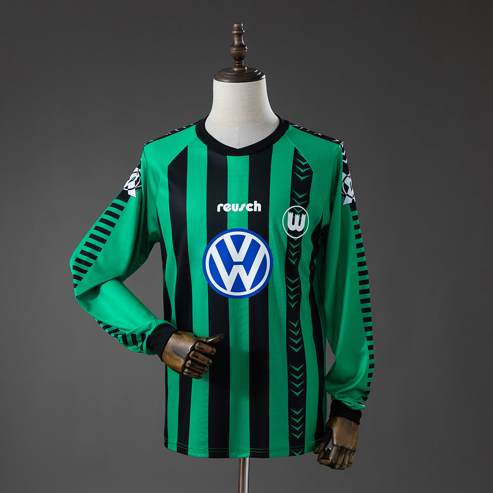 Wolfsburg 95/96 Away Retro Long Sleeve Jersey S-XXL
