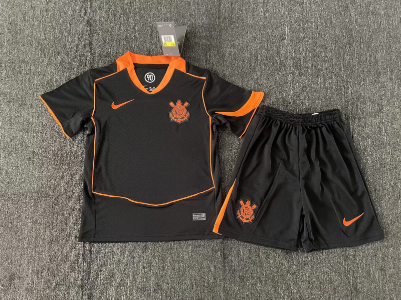 Corinthians 2025/26 third black Kid Kit size 16-28
