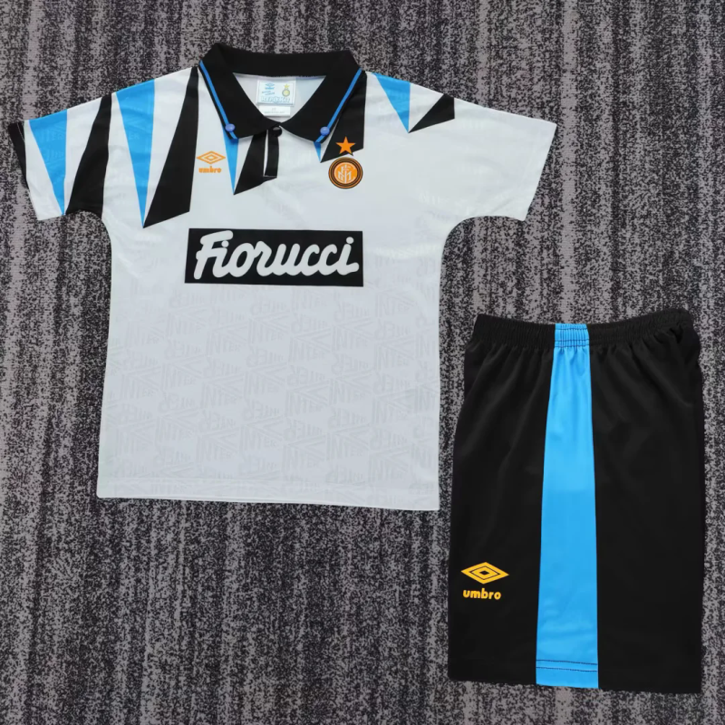 Retro Inter Milan 1992/93 Away kids kit size 16-28