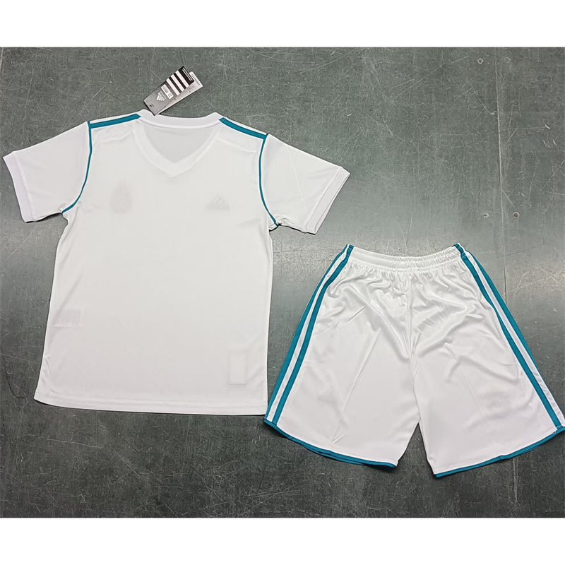 17-18 Real Madrid home retro kid kit