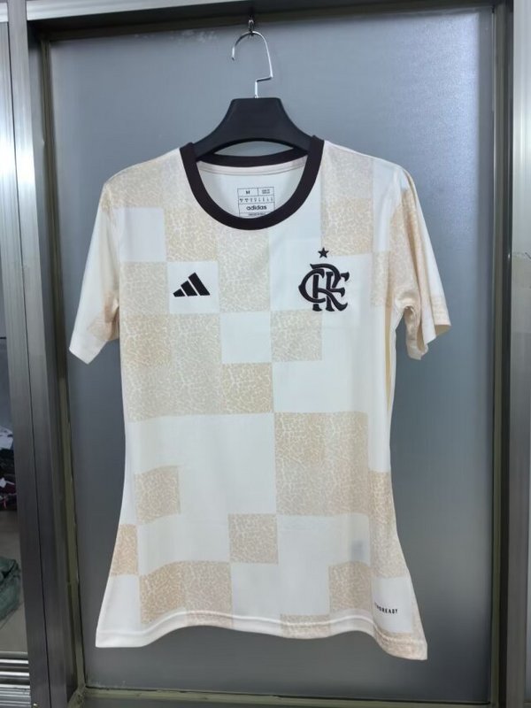 24-25 Flamengo white woman soccer jersey