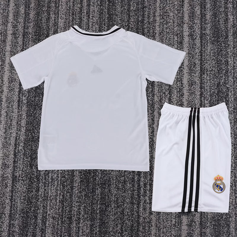 Real Madrid 2008-09 home retro kids kit