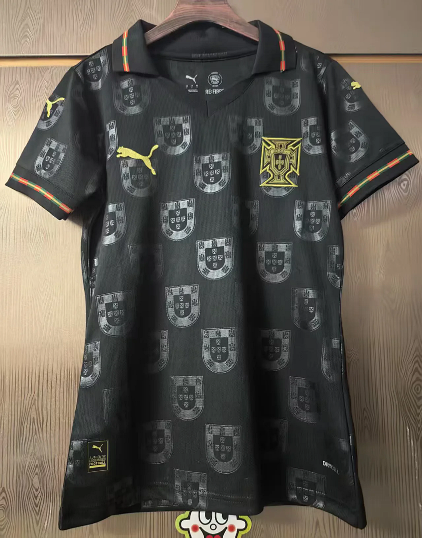 Woman Portugal 2025-26 Away soccer jersey size S-2XL