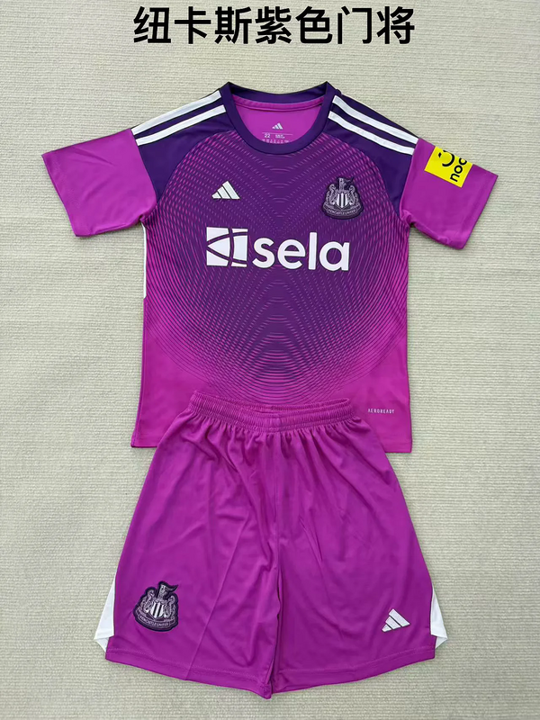 25-26 Newcastle United GK purple kid kit