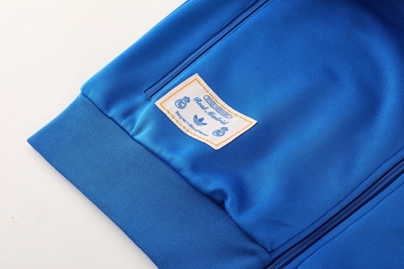 Real Madrid 2025/26 Blue long sleeve Jacket suit S-XXL