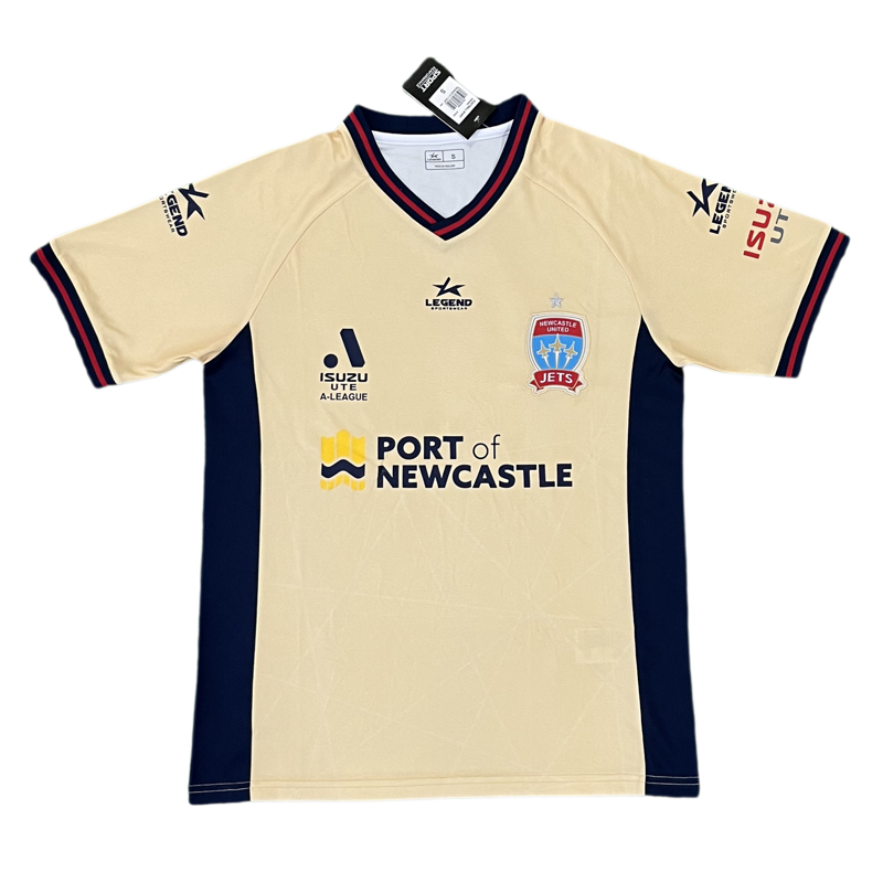 24-25 Newcastle Jets home soccer jersey