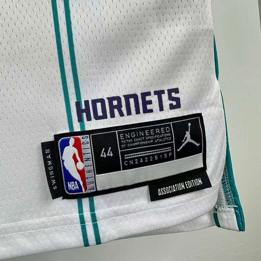 Season 2025 Charlotte Hornets White No. 1 BALL