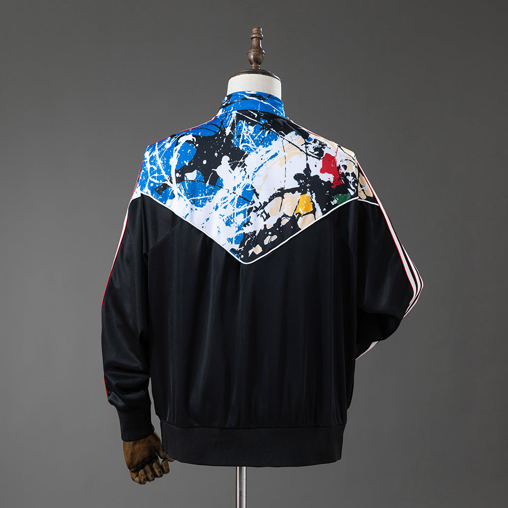 M-U x Stone Roses Track Top 'Black Multi S-XXL