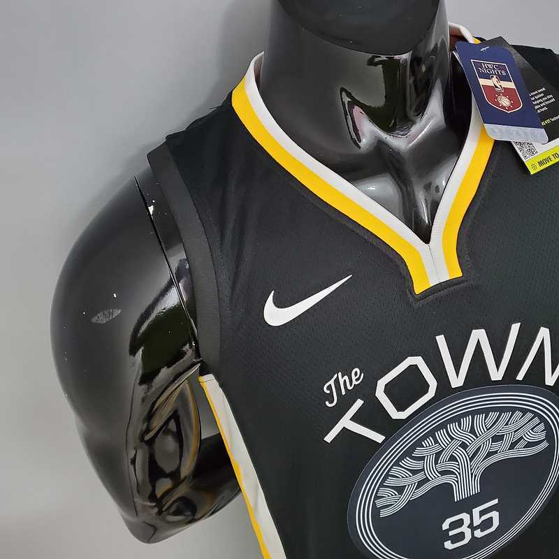 Durant#35 Golden State Warriors black