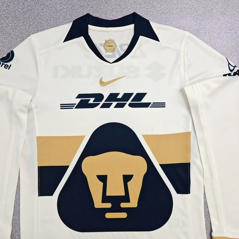 25-26 Pumas home long sleeves soccer jersey