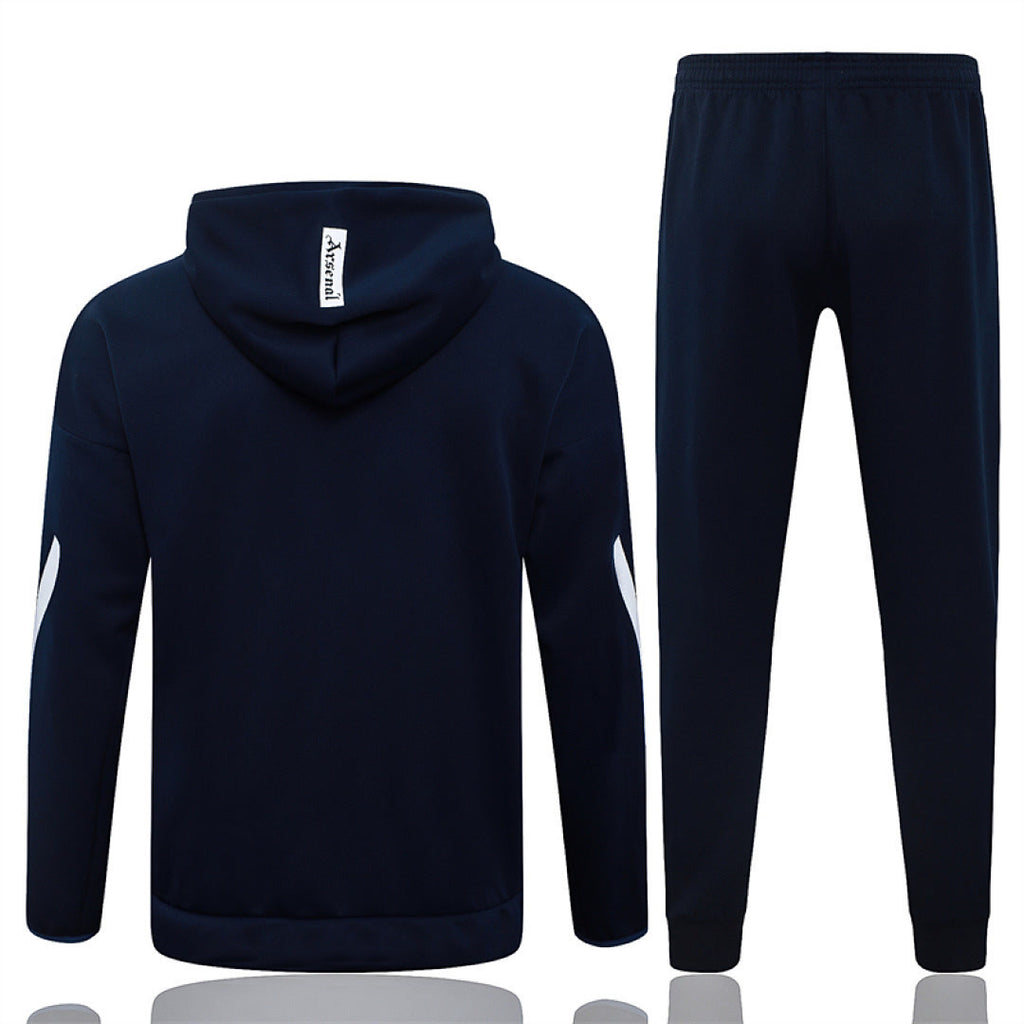 Arsenal 2025/26 Dark Blue Hoodie Suit S-2XL