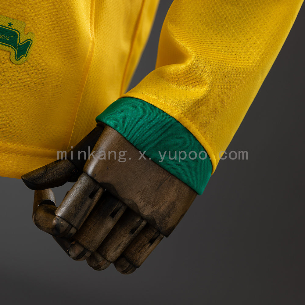 Brazil 2006 Home Long Sleeve Retro Jersey S-XXL