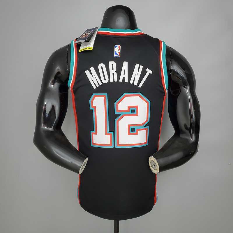 MORANT#12 Grizzlies Retro Black