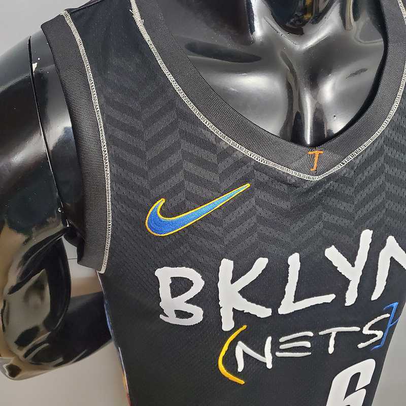 New Brooklyn Nets JORDAN#6 City Edition Black