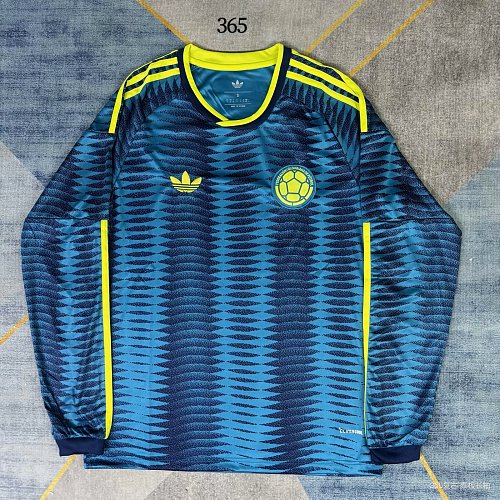 2026 Colombia Away Long Sleeve S-4XL — Jsonwang 26/27