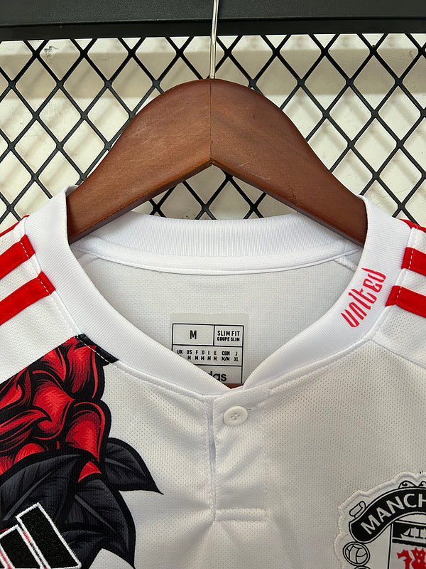 25-26 Manchester United white and red Special edition jersey