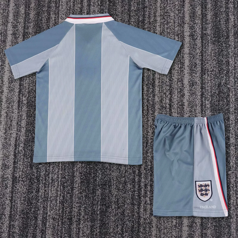 1996 England away retro kid kit