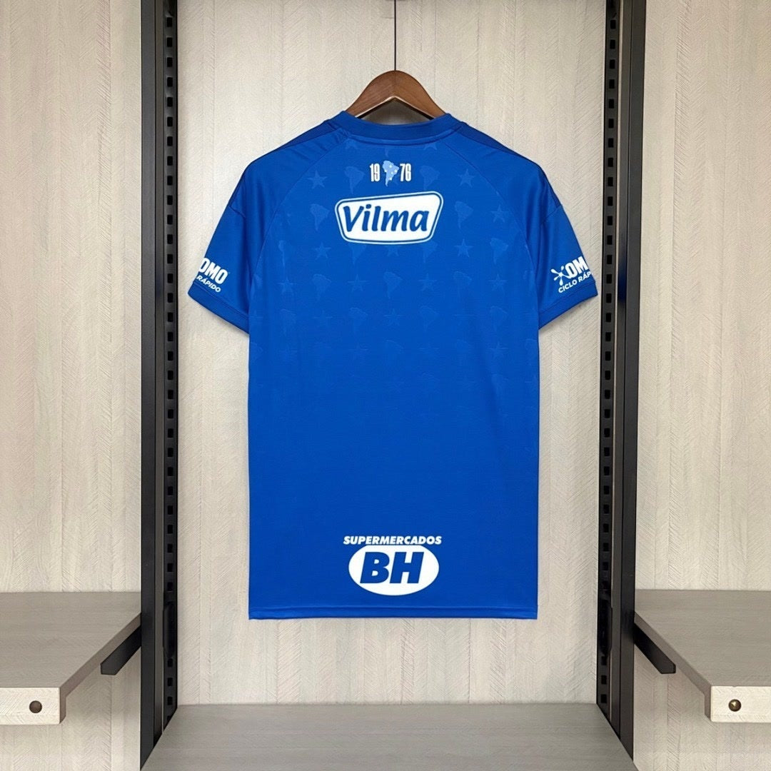 Mens Cruzeiro 2026/27 Home Jersey With All Sponsors S-4XL