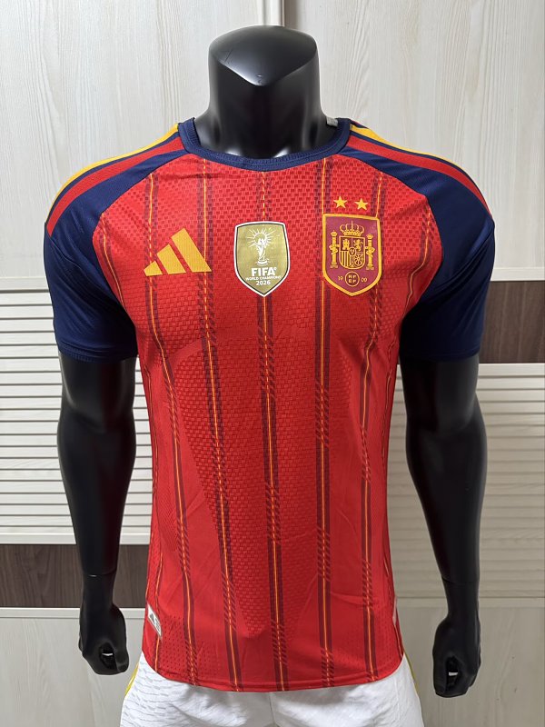 2026 Spain Home Two stars Player version S-3XL — Jsonwang 26/27