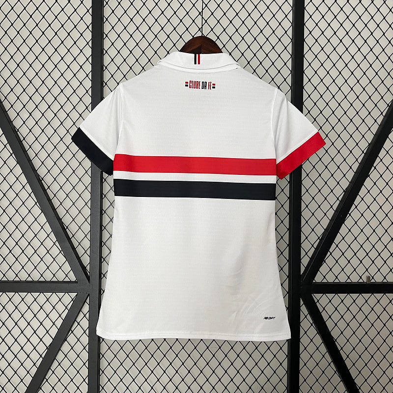 24-25 Sao Paulo home white woman size jersey