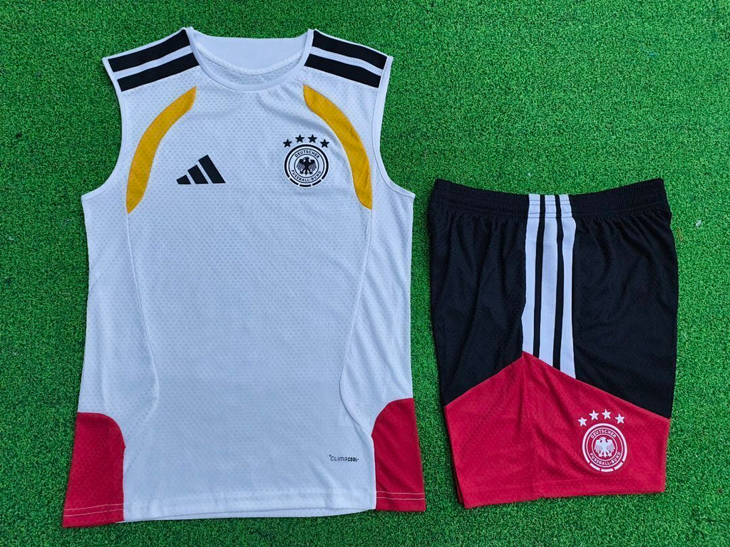 Germany 2025/26 White Vest Suit Size S-4XL