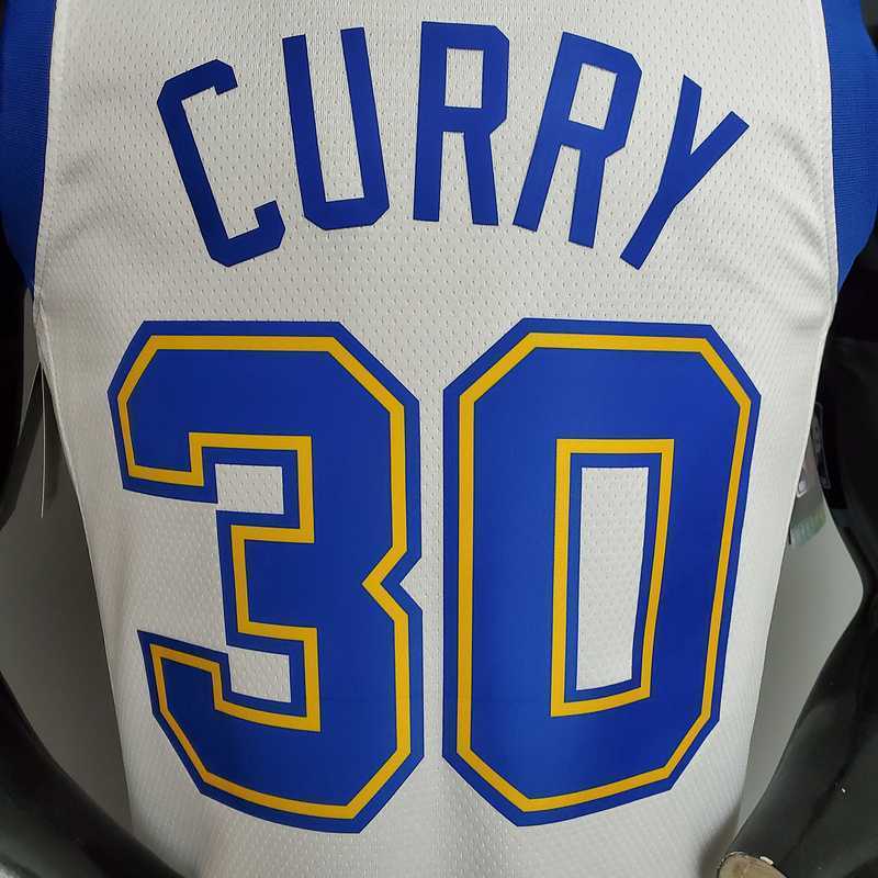 Retro version CURRY#30 Golden State Warriors white